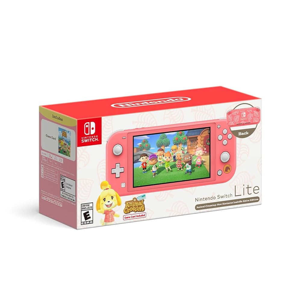 Nintendo Switch Lite アニマルクロッシング ピンク Amazon.com: Nintendo Switch Lite Animal Crossing: New